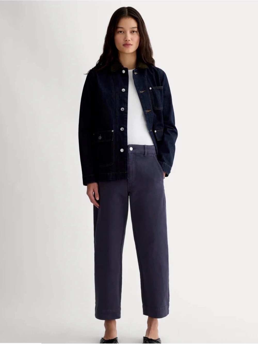 Everlane The Utility Straight Leg Pant, Size 0P